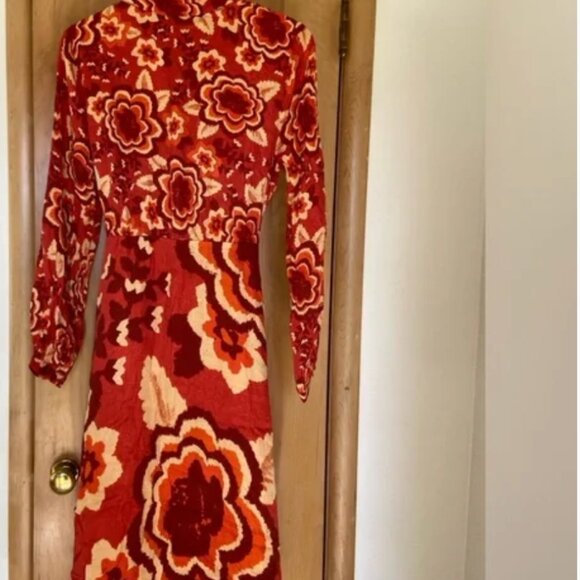FARM Rio for Anthropologie floral shirt dress NWT Size  Medium - Picture 3 of 4
